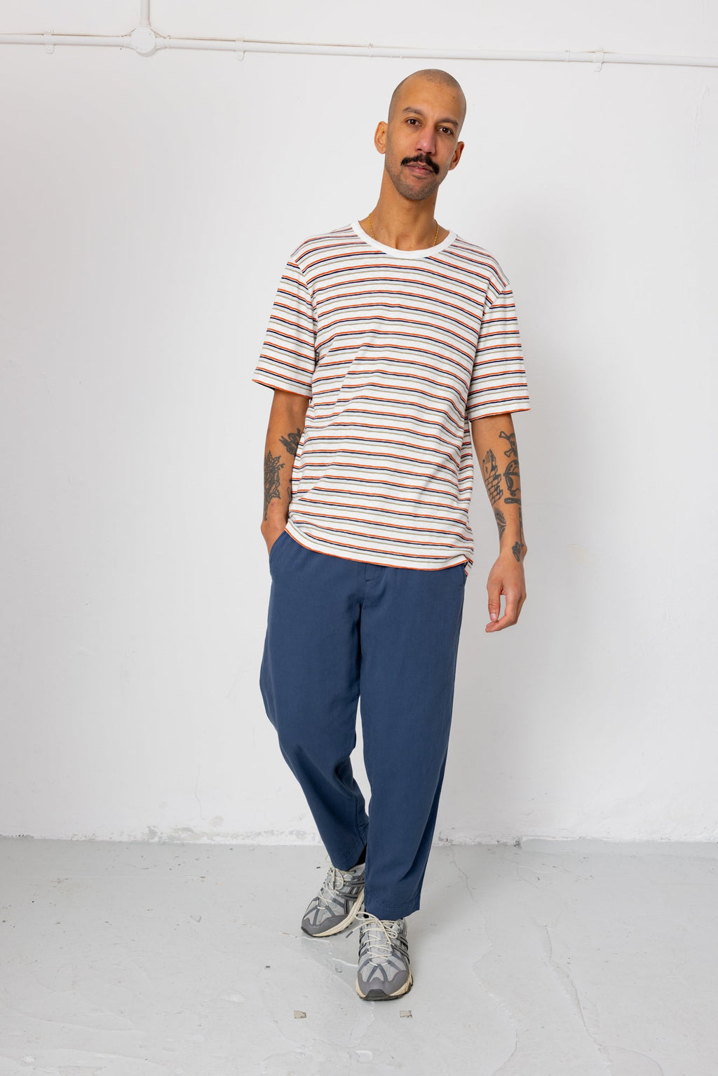 Drawcord Assembly Pant - Soft Navy Canvas