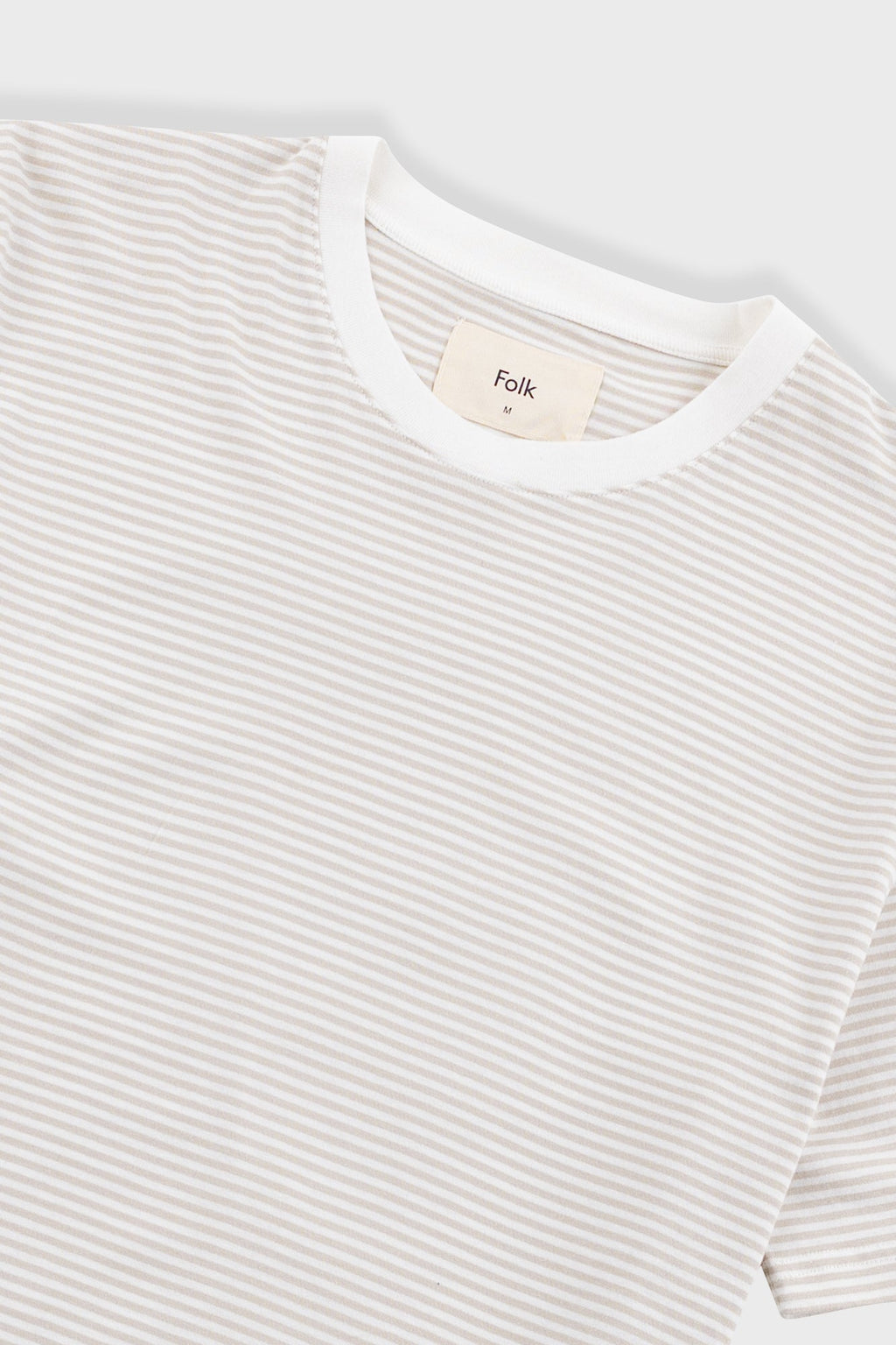 1x1 Striped T-Shirt - Stone