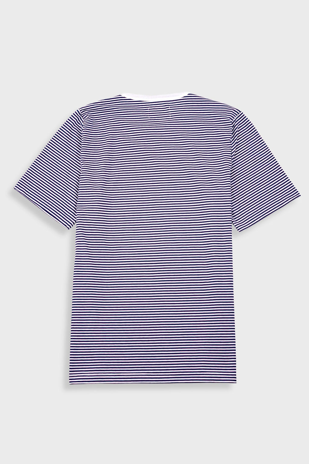 1x1 Striped T-Shirt - Bright Navy / Ecru