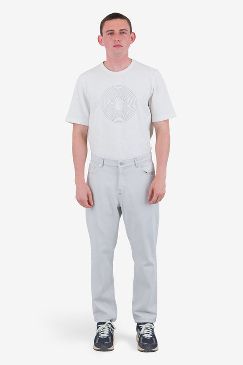 5 Pocket Trouser - Soft Grey Denim