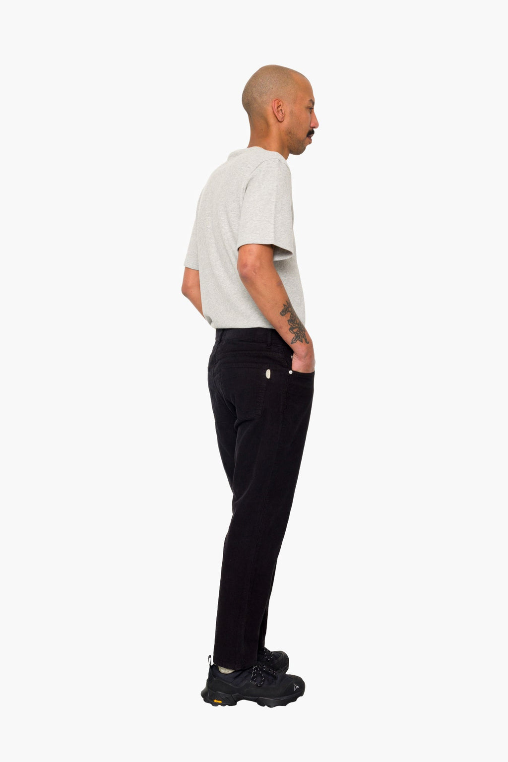 5 Pocket Trouser - Soft Black Cord