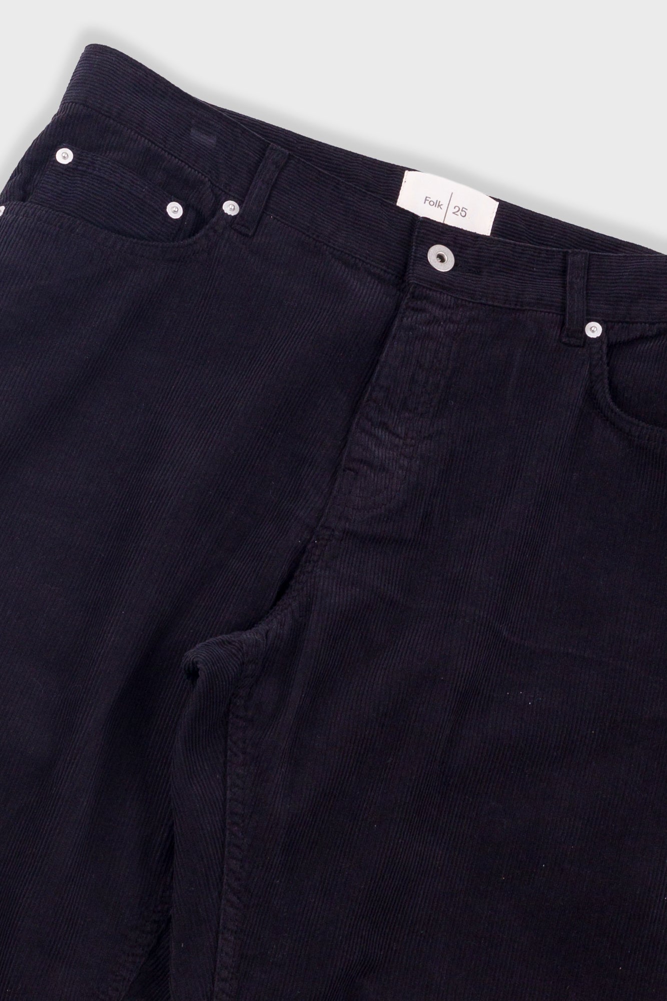 5 Pocket Trouser - Soft Black Cord