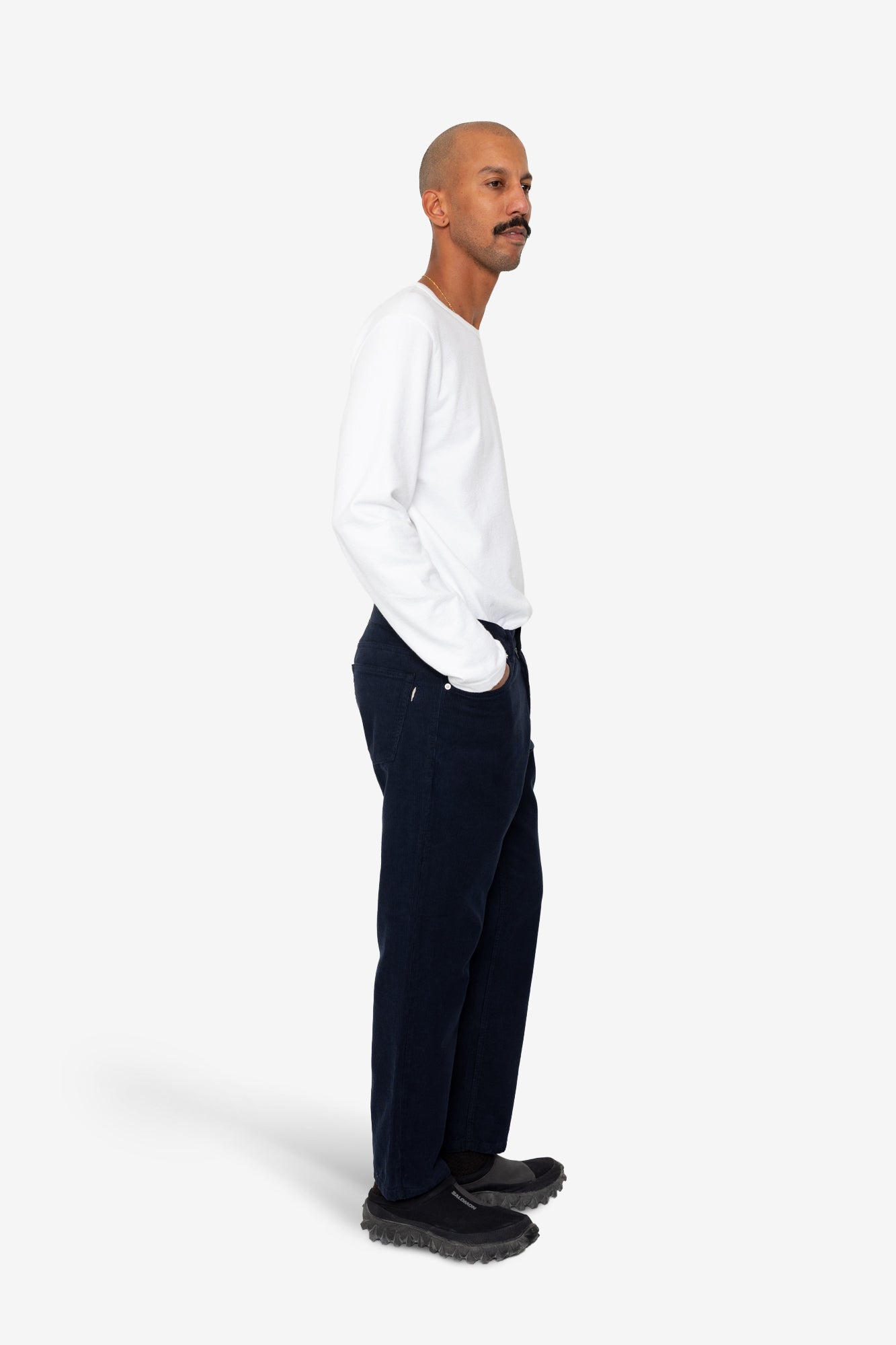5 Pocket Trouser - Navy Cord