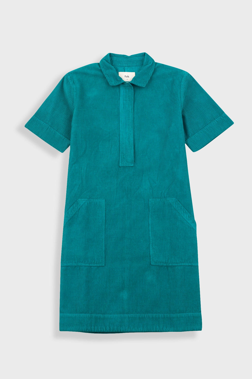 A-Line Zip Dress - Dark Teal