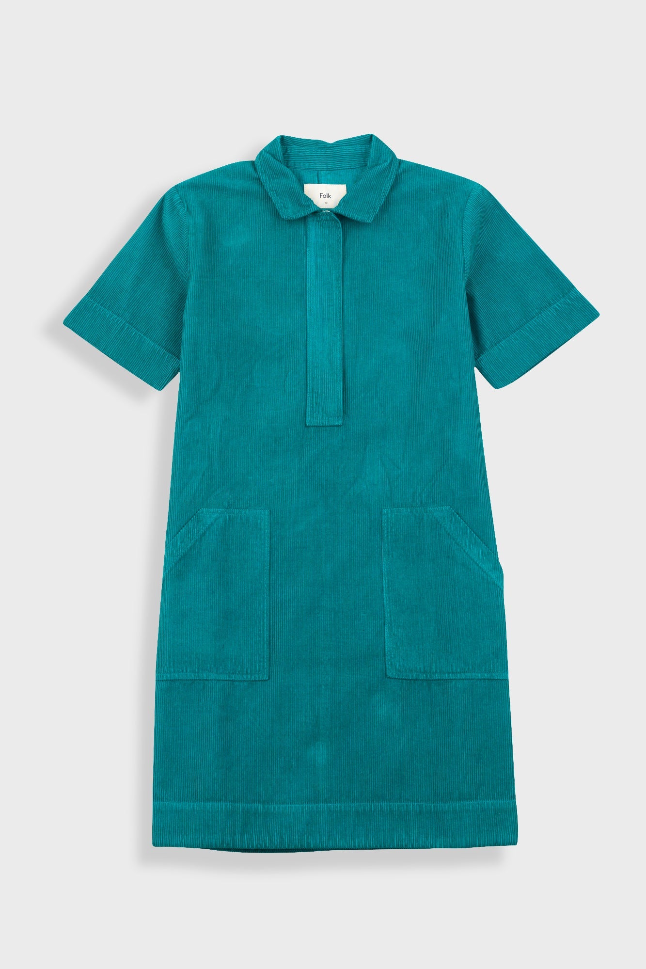 A-Line Zip Dress - Dark Teal