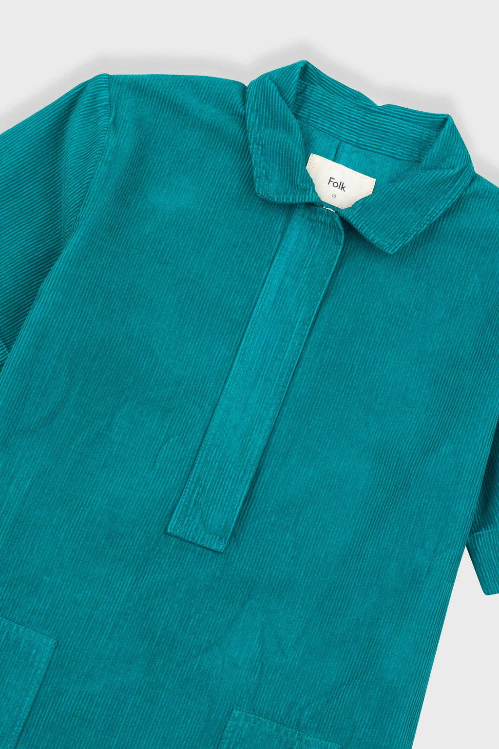 A-Line Zip Dress - Dark Teal