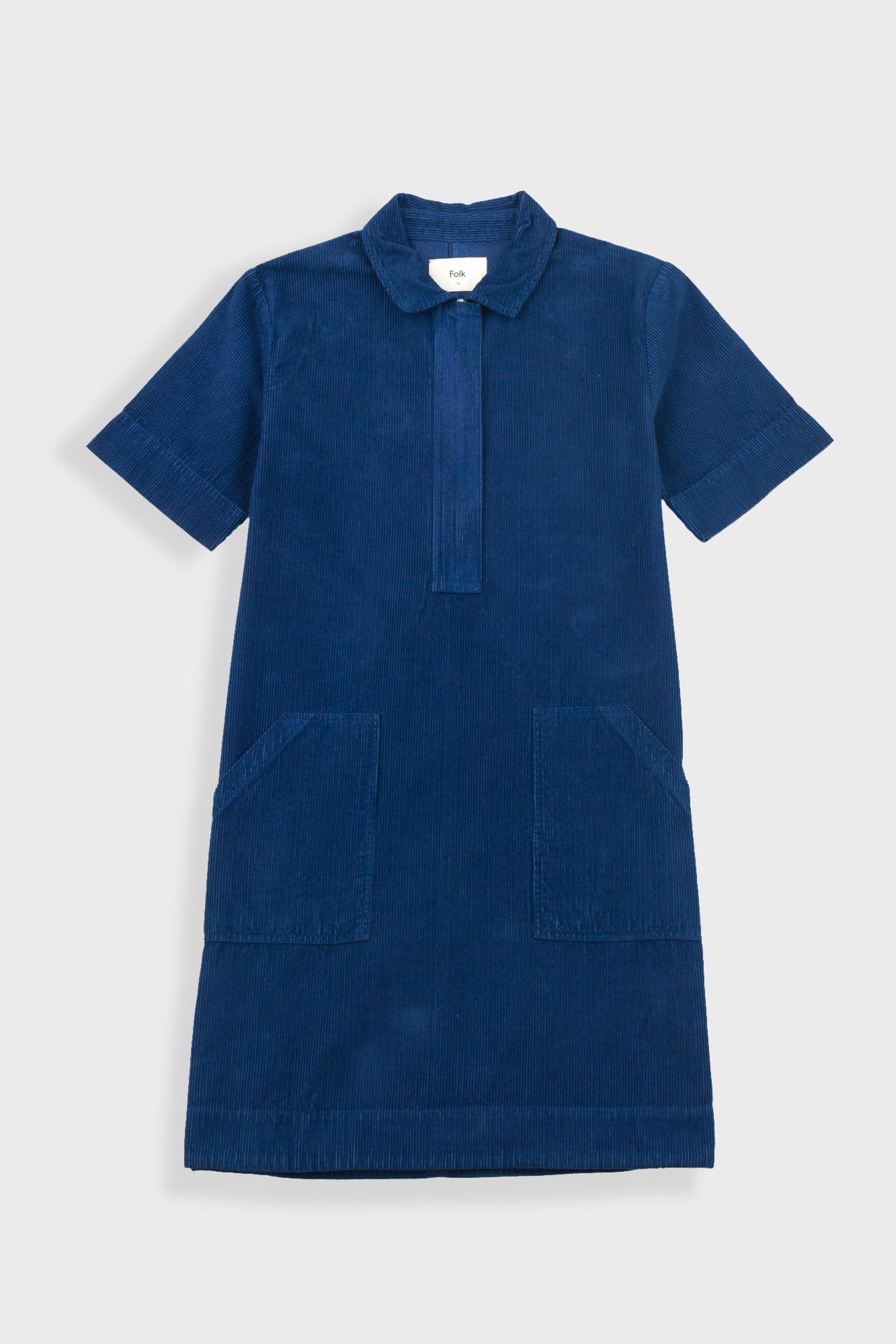 A-Line Zip Dress - Washed Ink