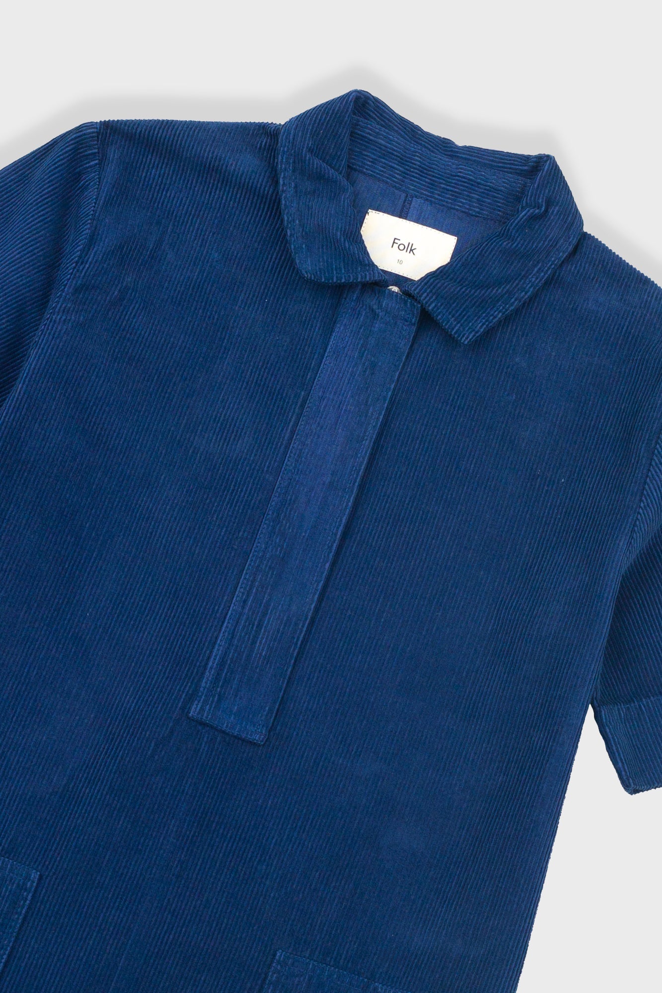 A-Line Zip Dress - Washed Ink