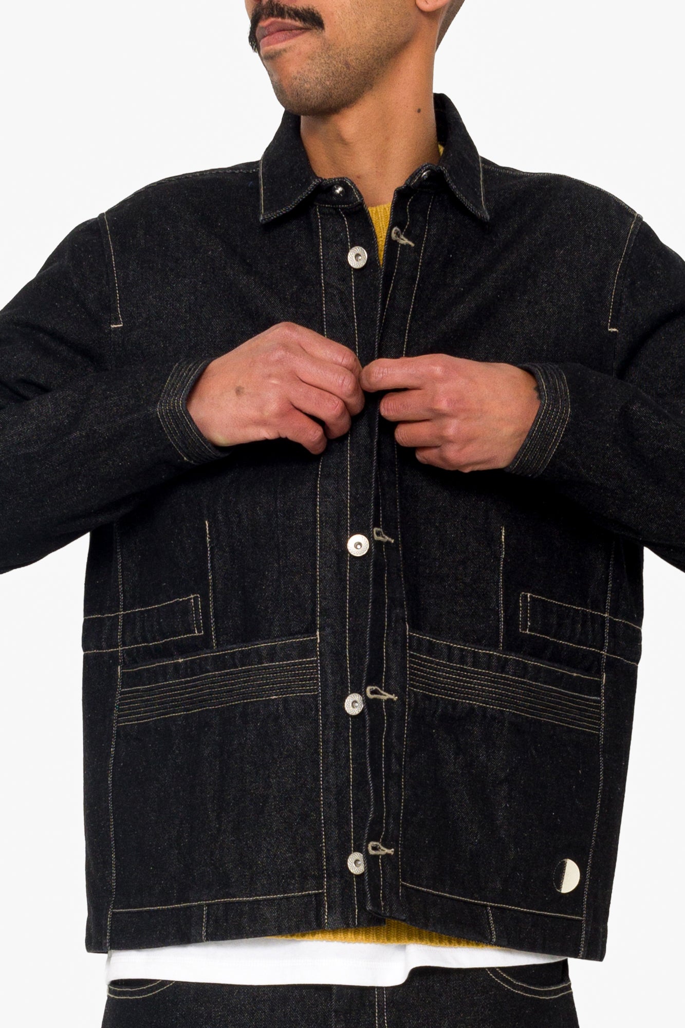 Anniversary Jacket - Black Denim