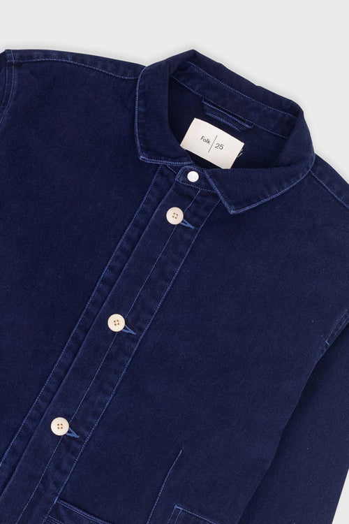 Anniversary Jacket - Deep Indigo Slub
