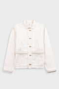 Anniversary Jacket - Ecru Crinkle Cotton