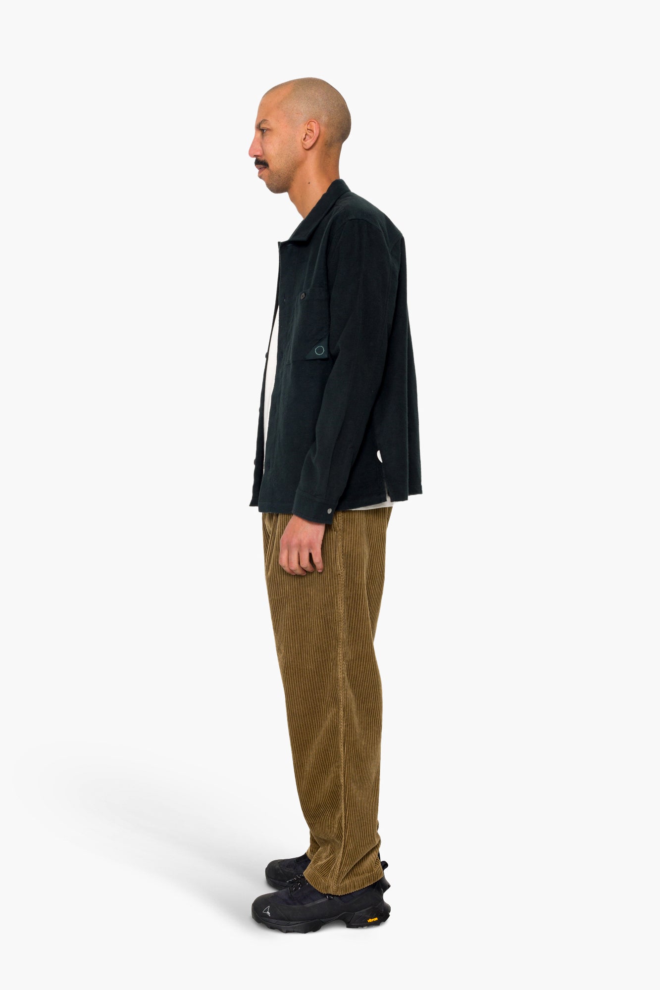 Anniversary Patch Overshirt - Deep Green Moleskin