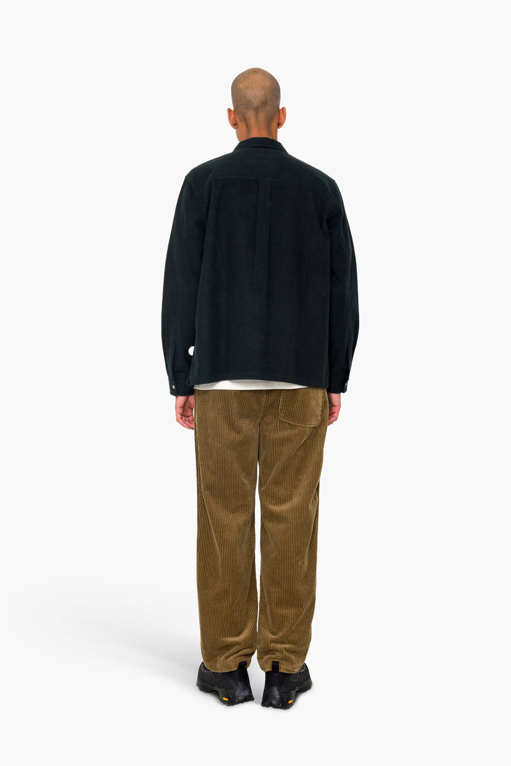 Anniversary Patch Overshirt - Deep Green Moleskin