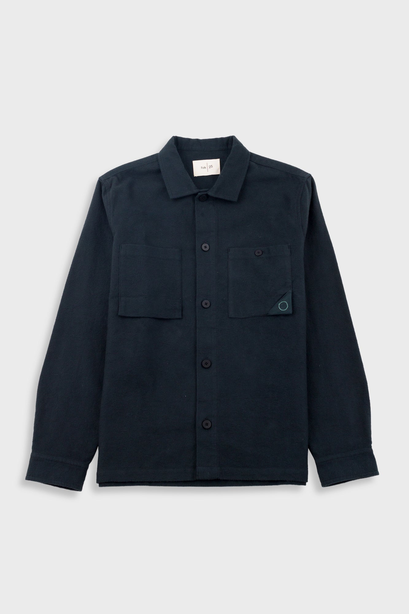 Anniversary Patch Overshirt - Deep Green Moleskin