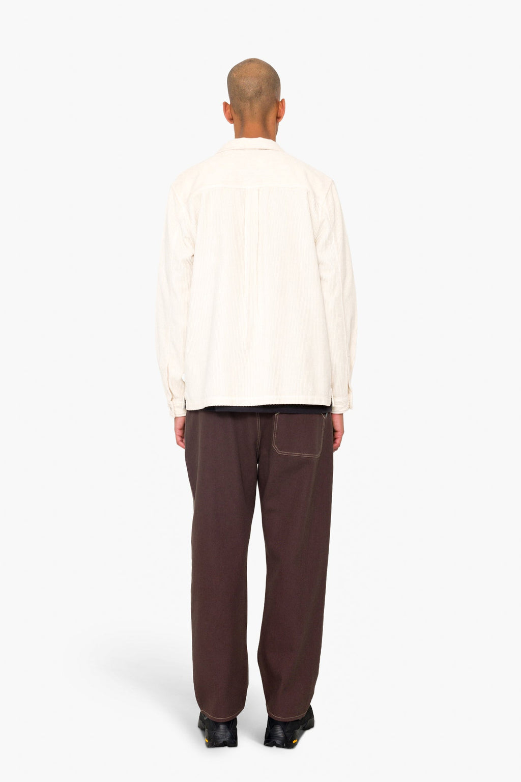 Anniversary Patch Overshirt - Light Stone Chunky Cord