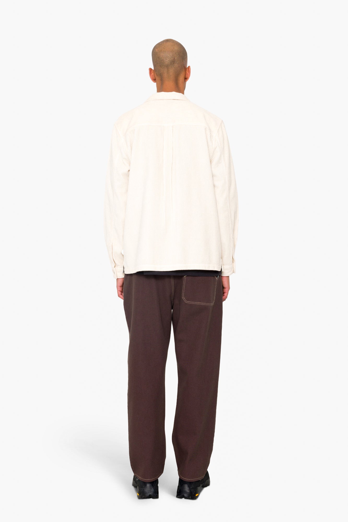 Anniversary Patch Overshirt - Light Stone Chunky Cord