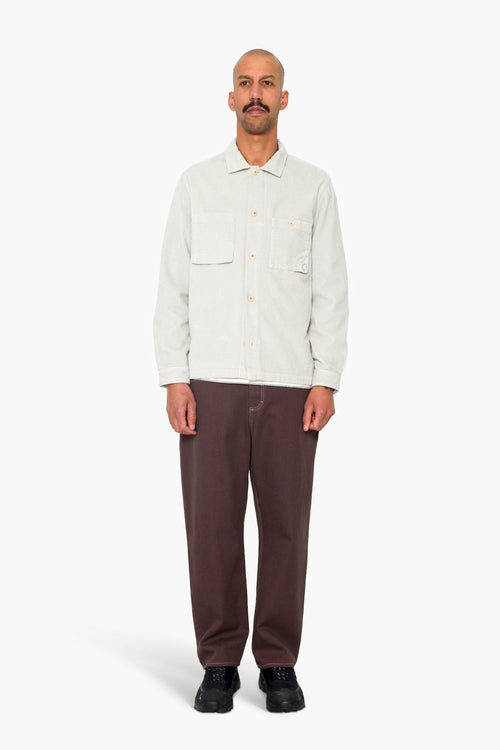 Anniversary Patch Overshirt - Misty Green Chunky Cord