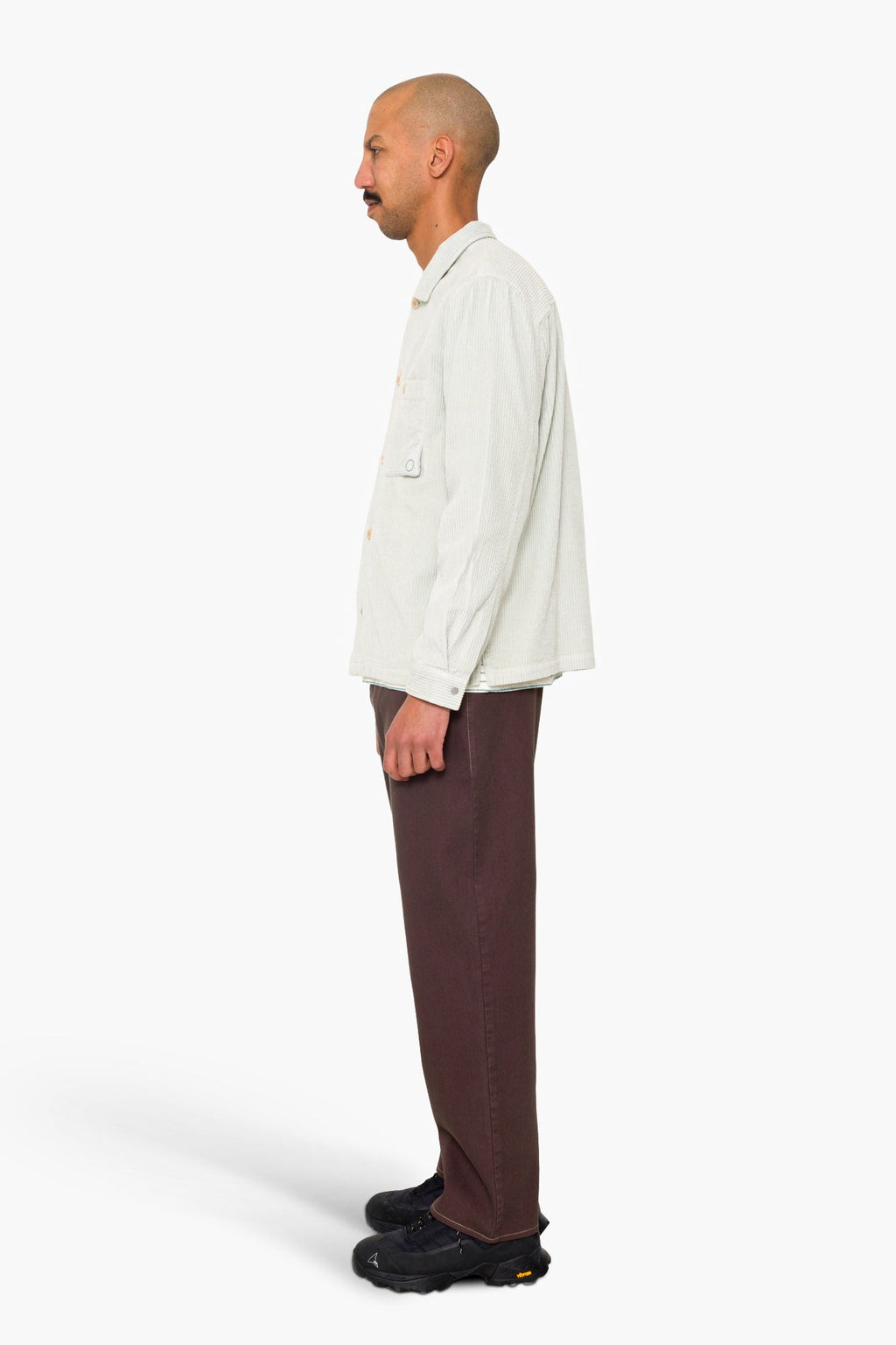 Anniversary Patch Overshirt - Misty Green Chunky Cord