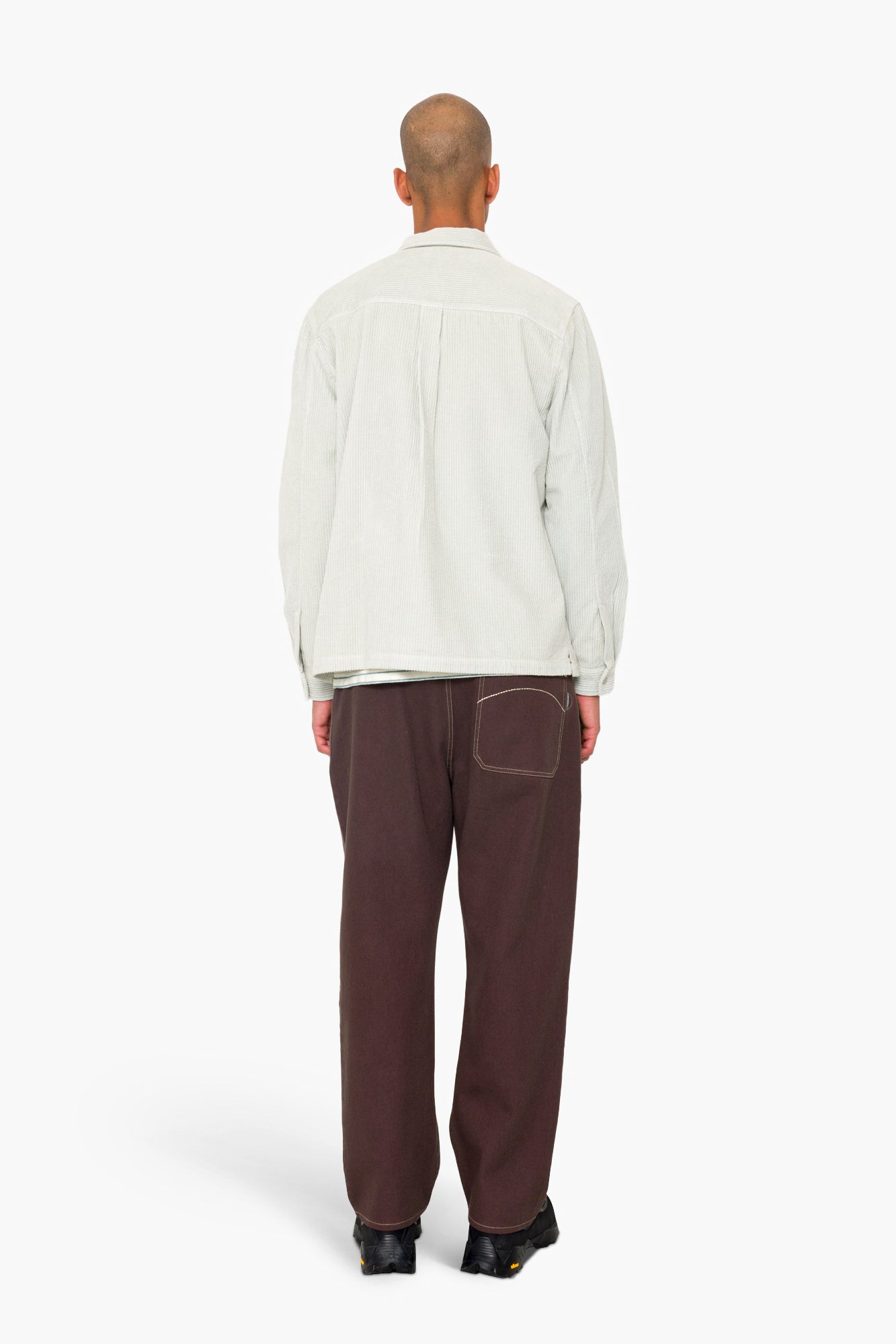 Anniversary Patch Overshirt - Misty Green Chunky Cord