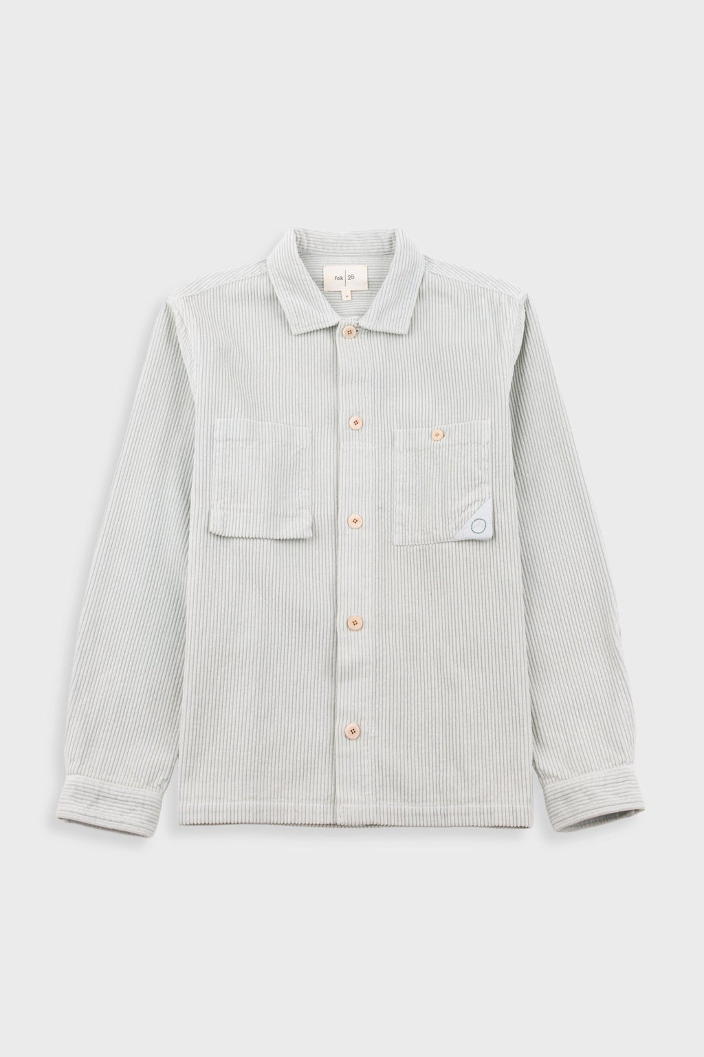 Anniversary Patch Overshirt - Misty Green Chunky Cord