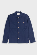 Anniversary Patch Overshirt - Navy Linen