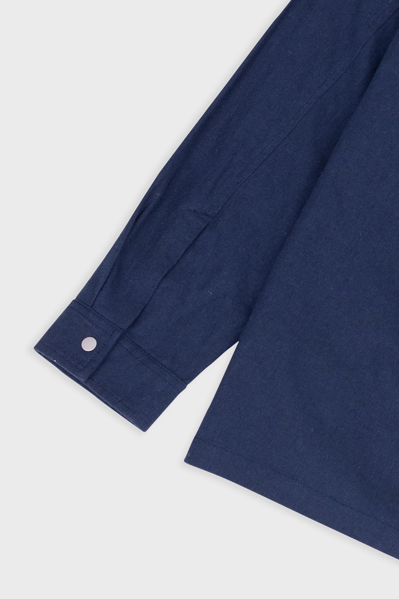 Anniversary Patch Overshirt - Navy Linen