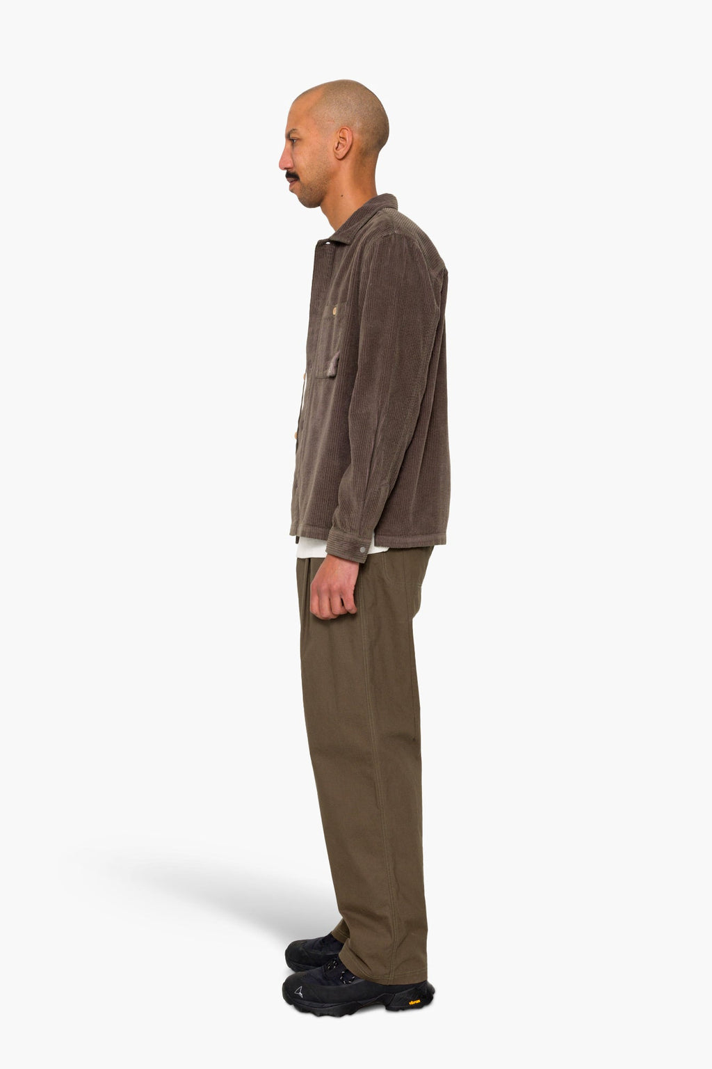 Anniversary Patch Overshirt - Rich Brown Chunky Cord