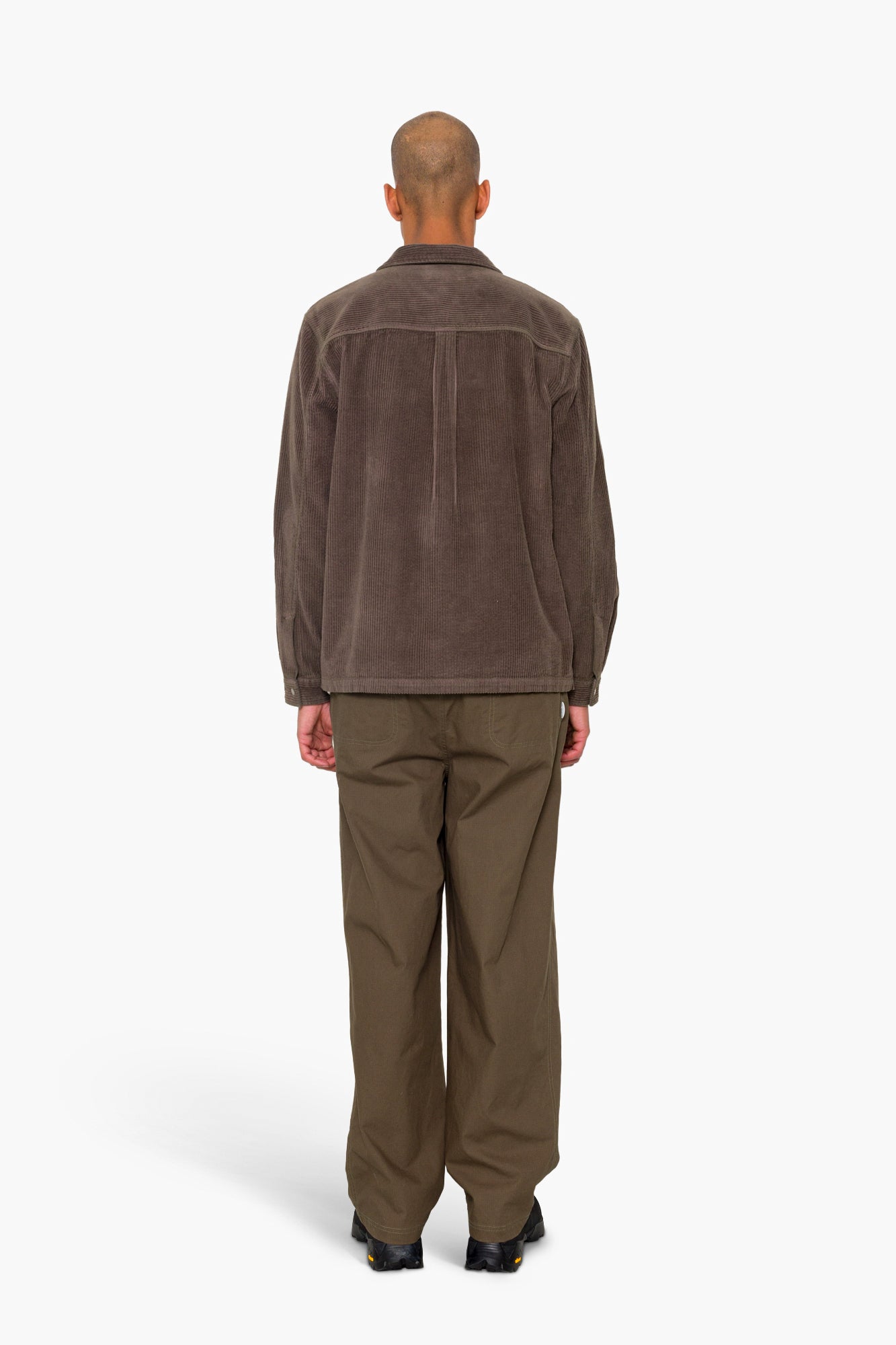 Anniversary Patch Overshirt - Rich Brown Chunky Cord
