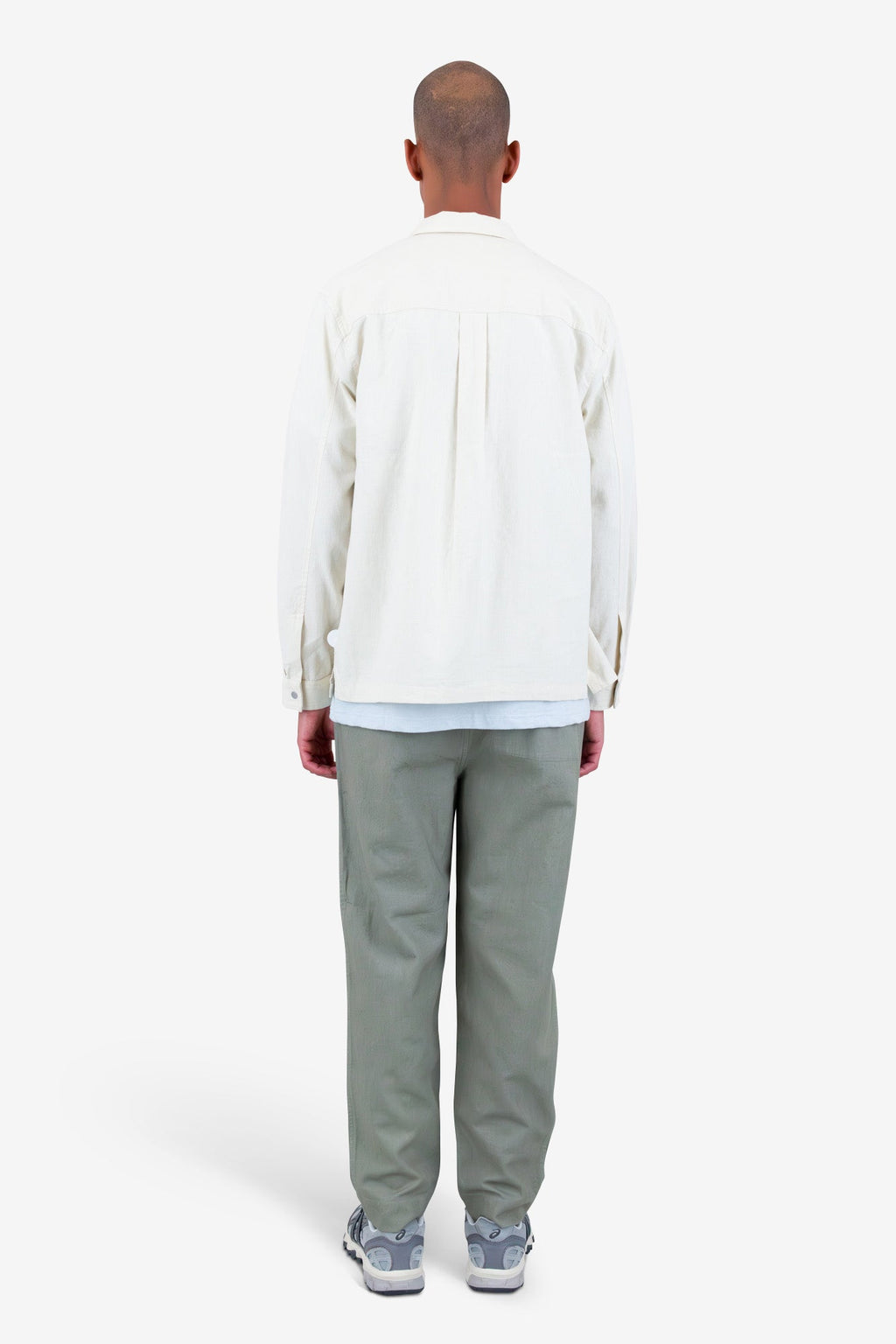 Anniversary Patch Overshirt - Stone Linen
