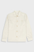 Anniversary Patch Overshirt - Stone Linen