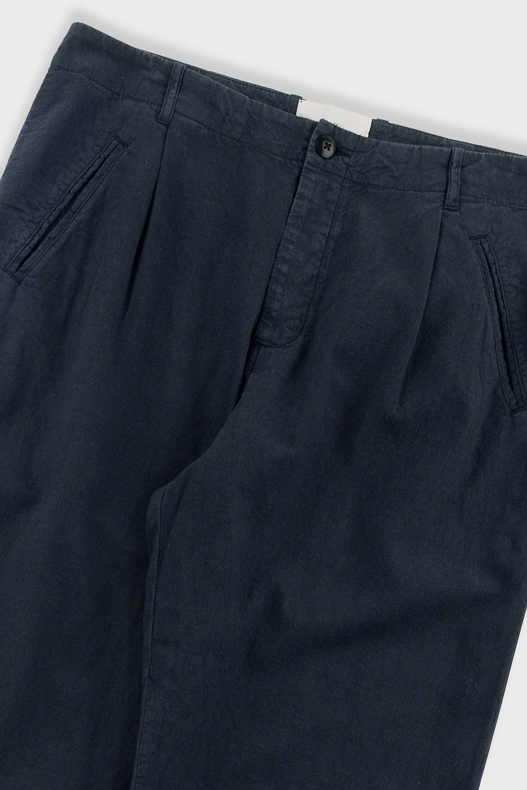 Assembly Pant - Black Cotton Linen