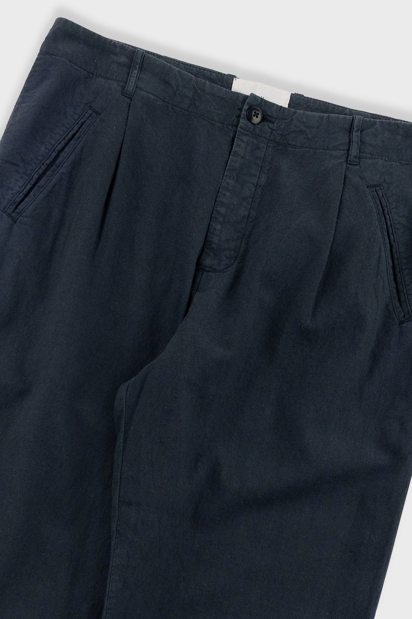 Assembly Pant - Black Cotton Linen