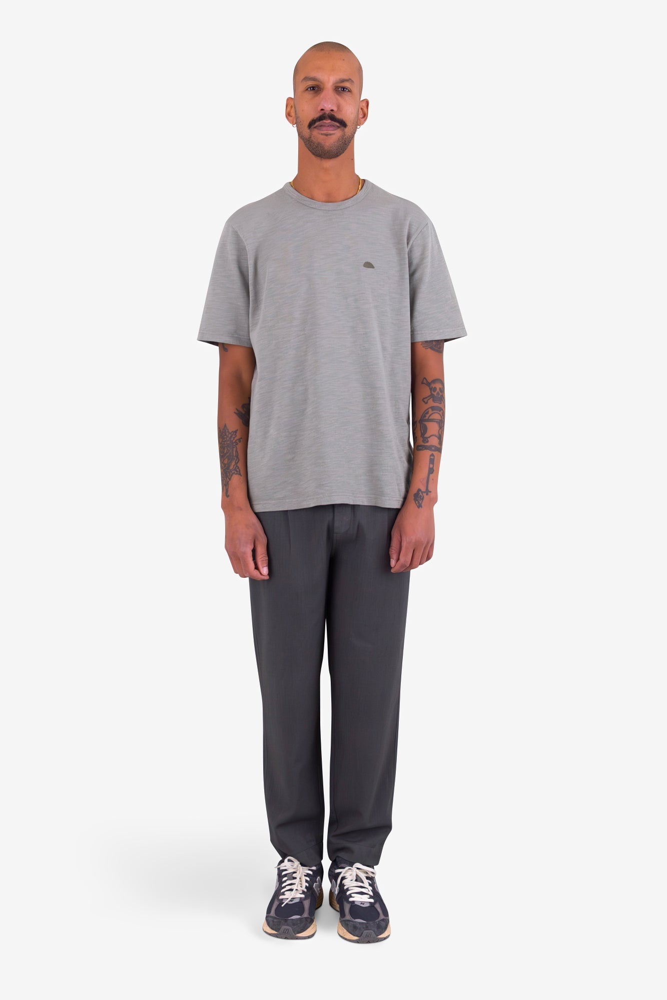 Drawcord Assembly Pant - Soft Black Herringbone