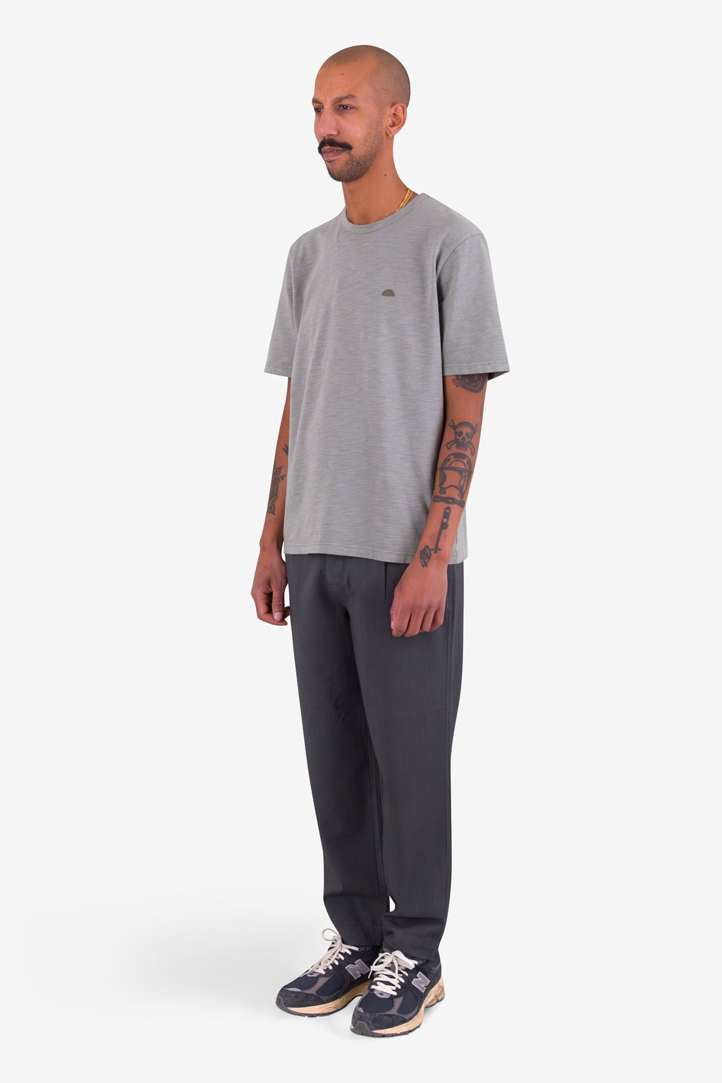 Drawcord Assembly Pant - Soft Black Herringbone