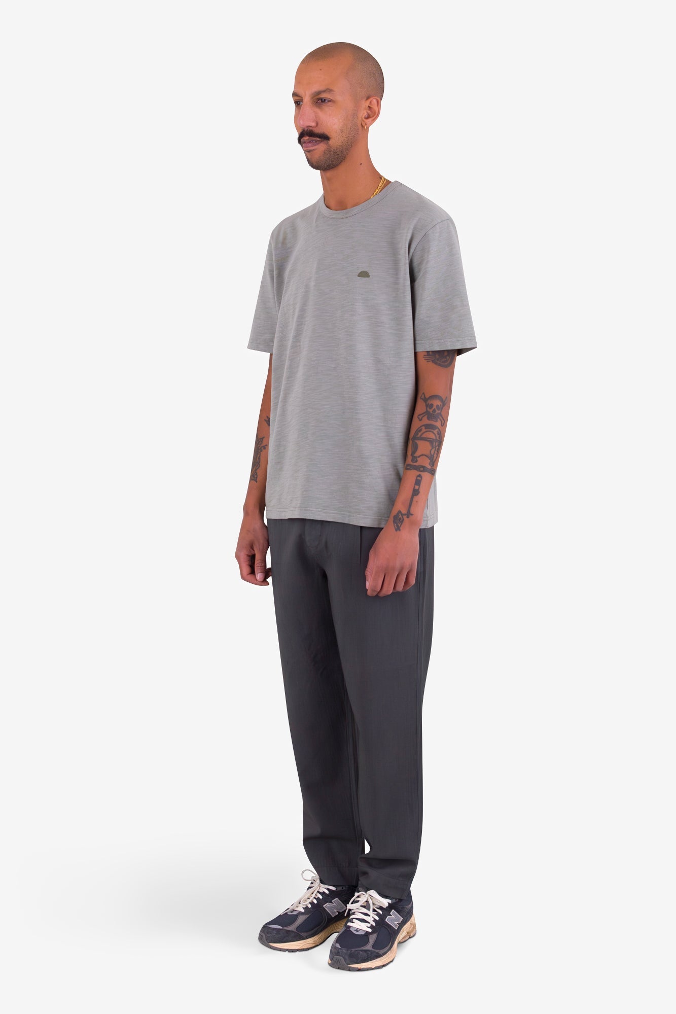 Drawcord Assembly Pant - Soft Black Herringbone