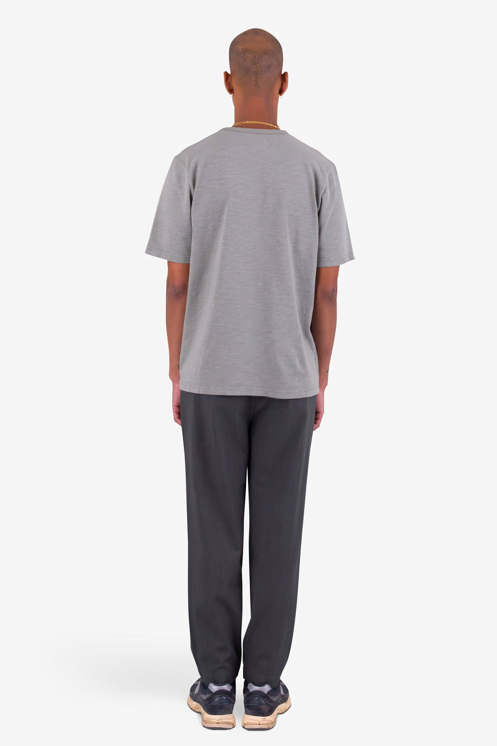 Drawcord Assembly Pant - Soft Black Herringbone