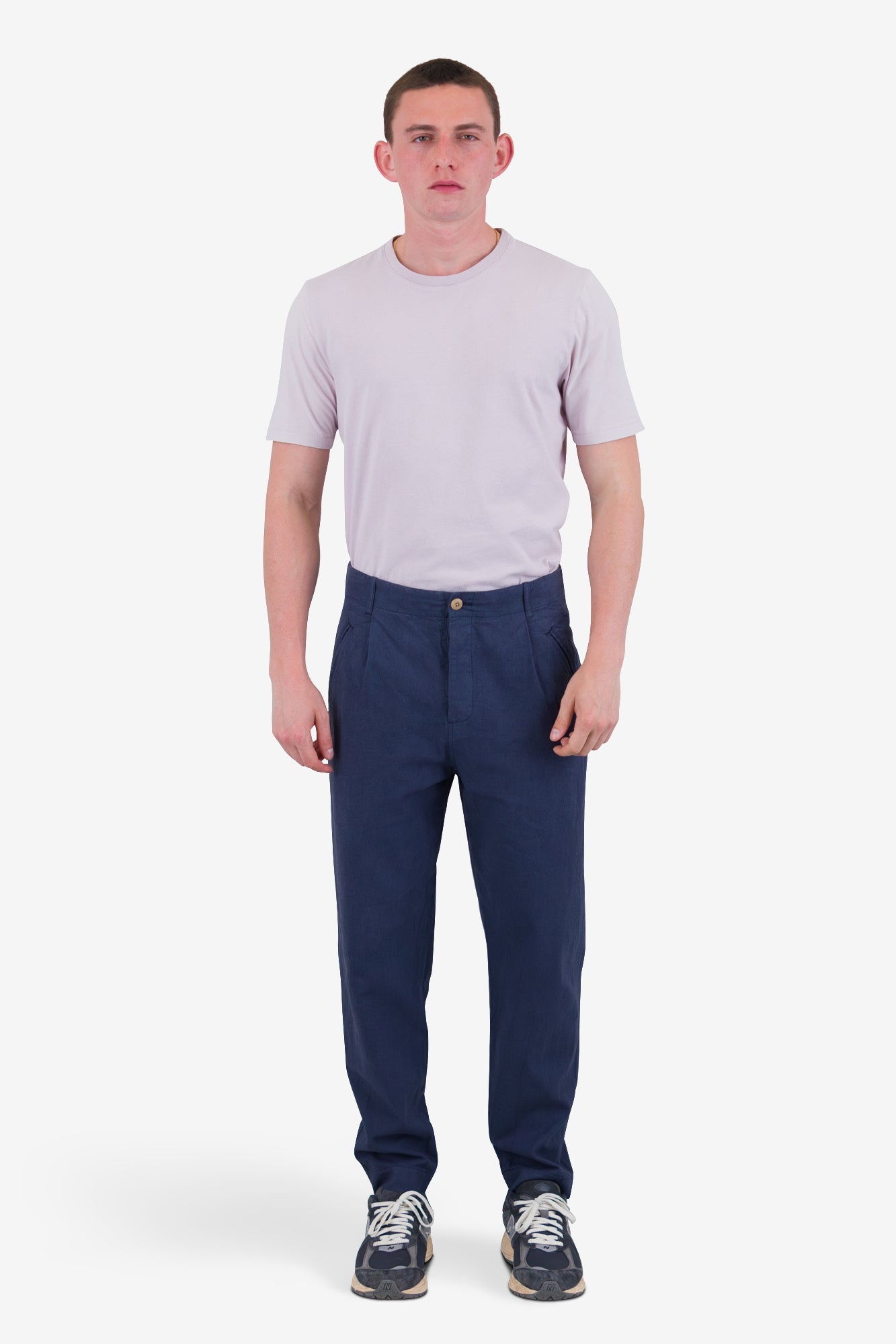 Assembly Pant - Soft Navy Cotton Linen