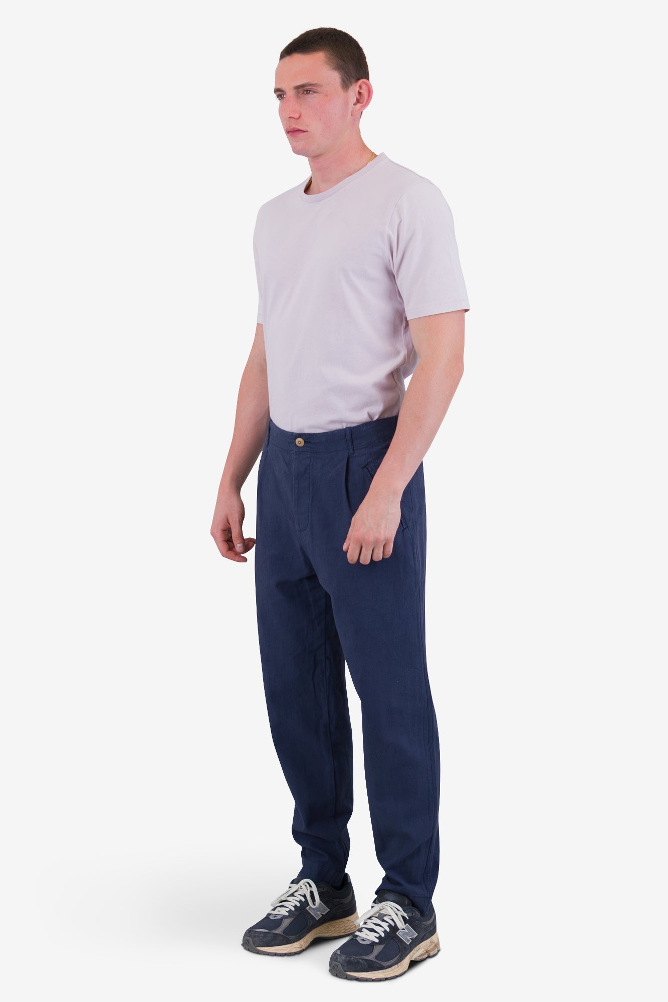Assembly Pant - Soft Navy Cotton Linen