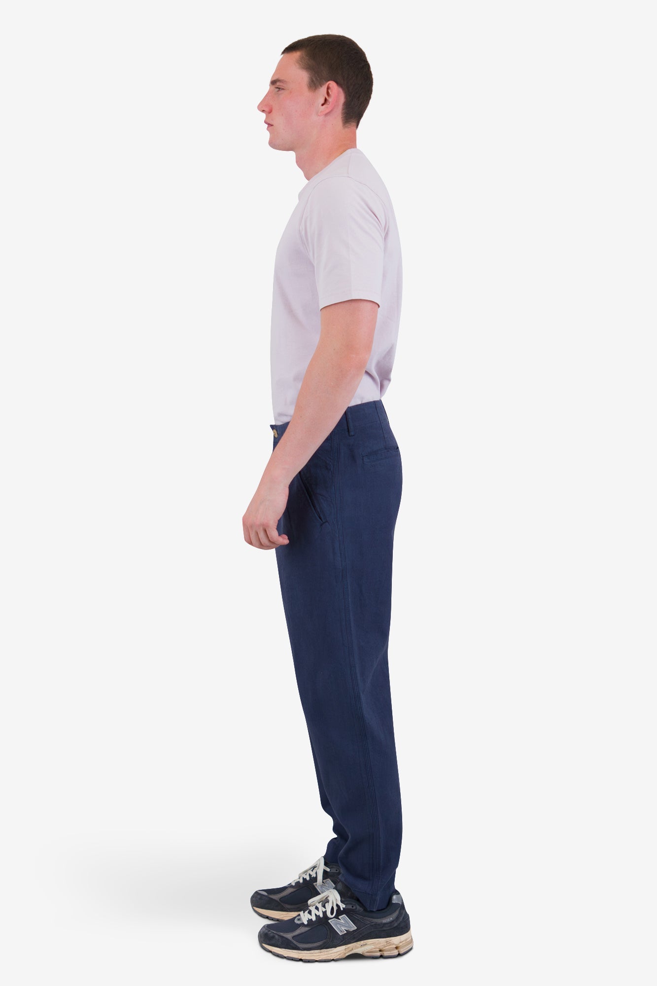 Assembly Pant - Soft Navy Cotton Linen