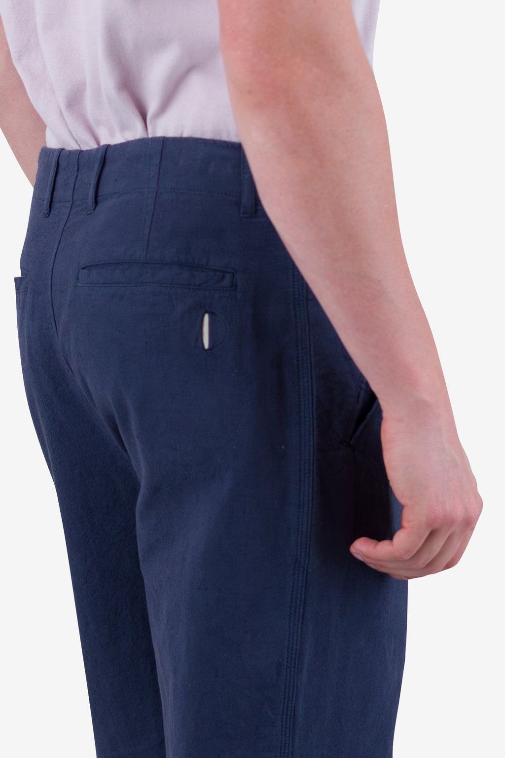 Assembly Pant - Soft Navy Cotton Linen