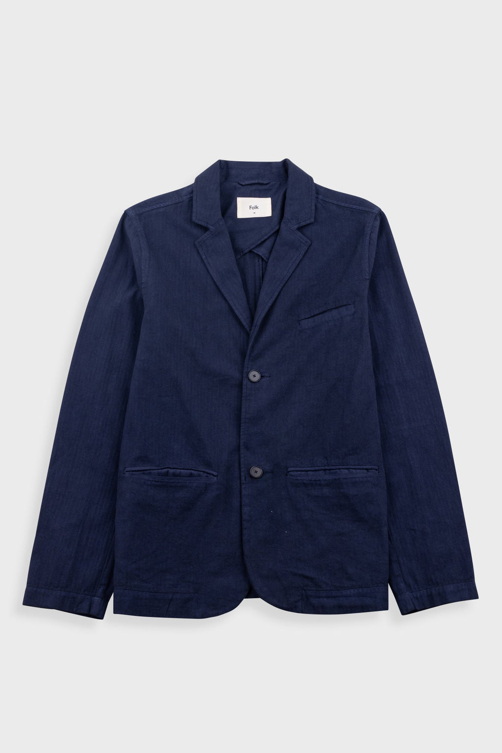 Assembly Blazer - Navy Herringbone