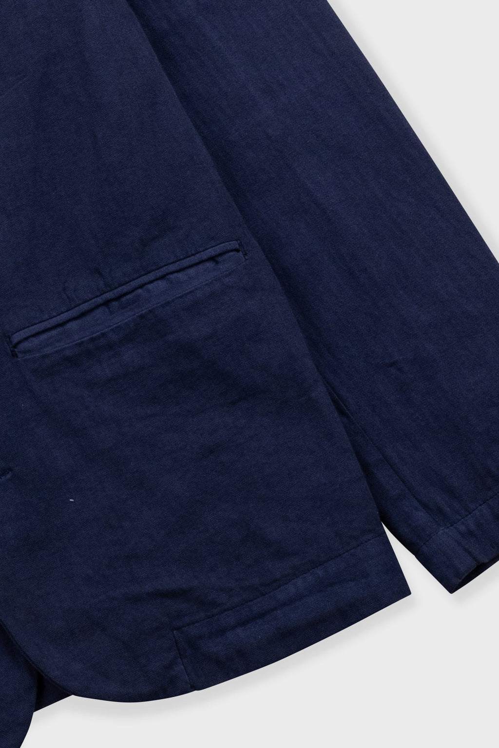Assembly Blazer - Navy Herringbone
