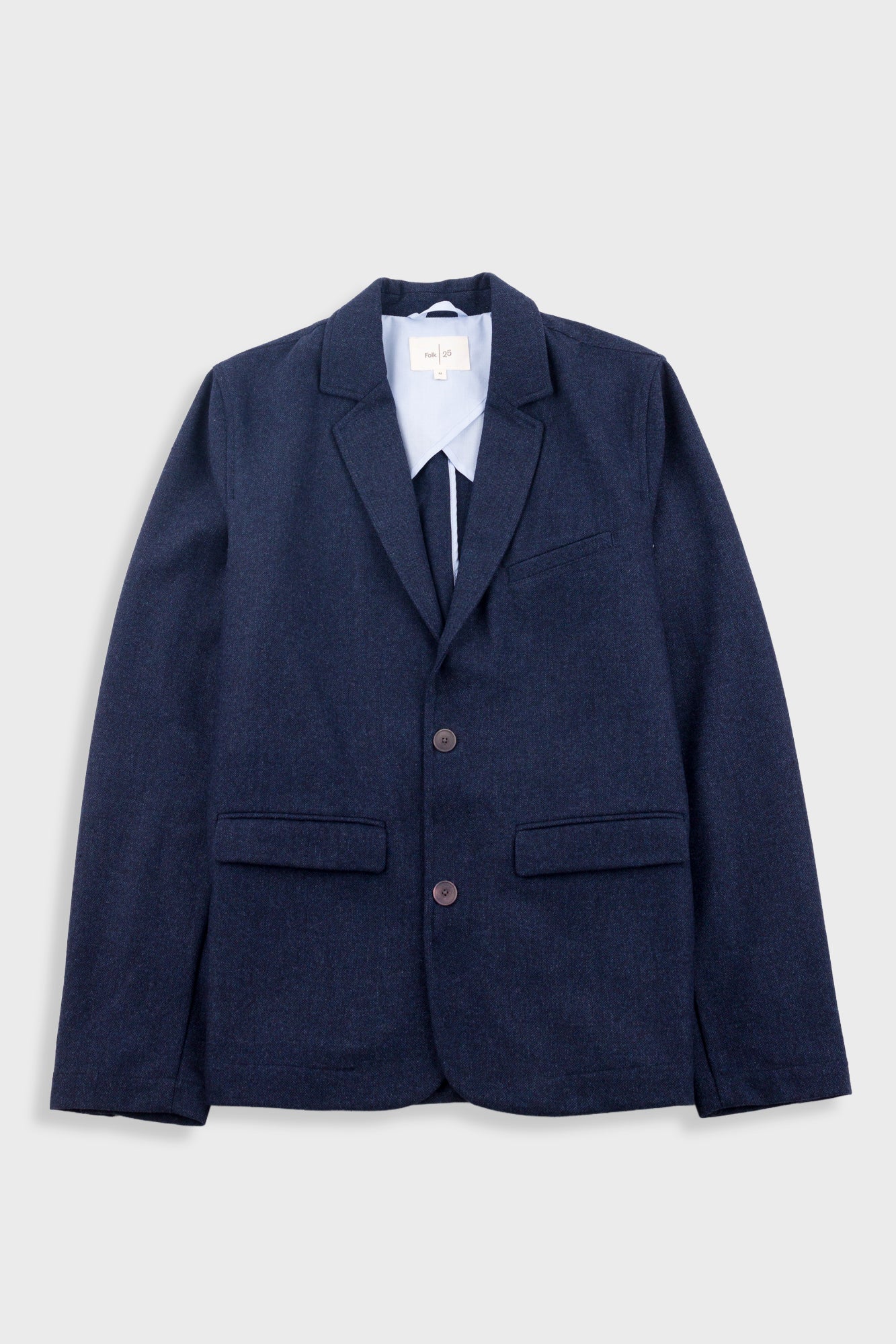 Assembly Blazer - Navy Melange Wool