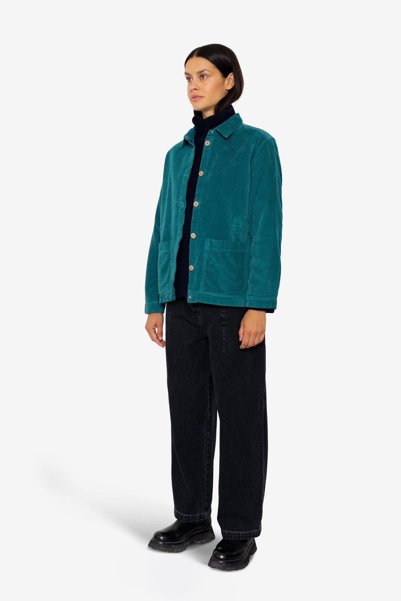 Assembly Jacket - Dark Teal Directional Cord