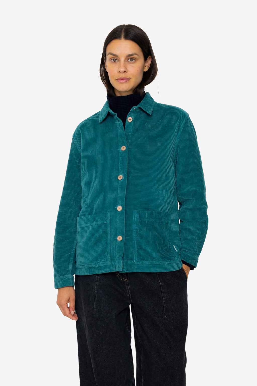 Assembly Jacket - Dark Teal Directional Cord
