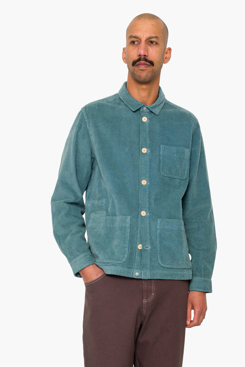 Assembly Jacket - Dusty Green Chunky Cord