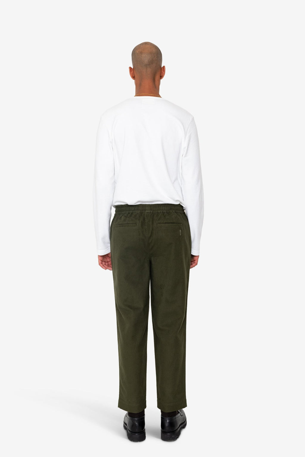 Drawcord Assembly Pant - Dark Olive Moleskin