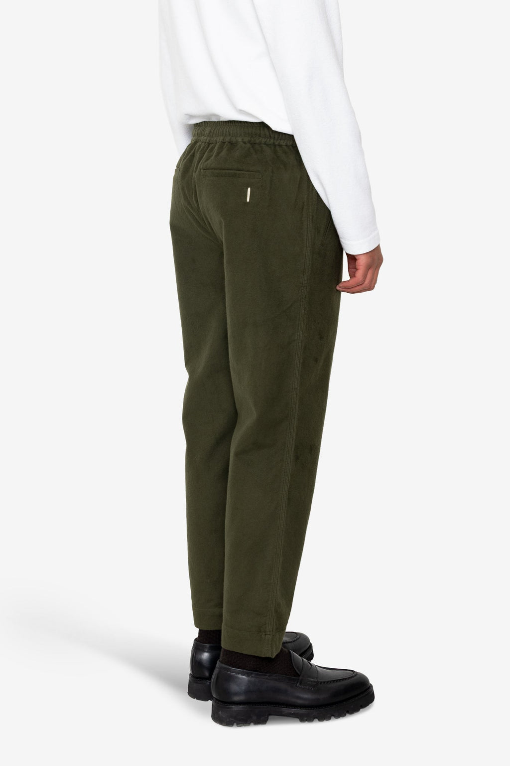 Drawcord Assembly Pant - Dark Olive Moleskin