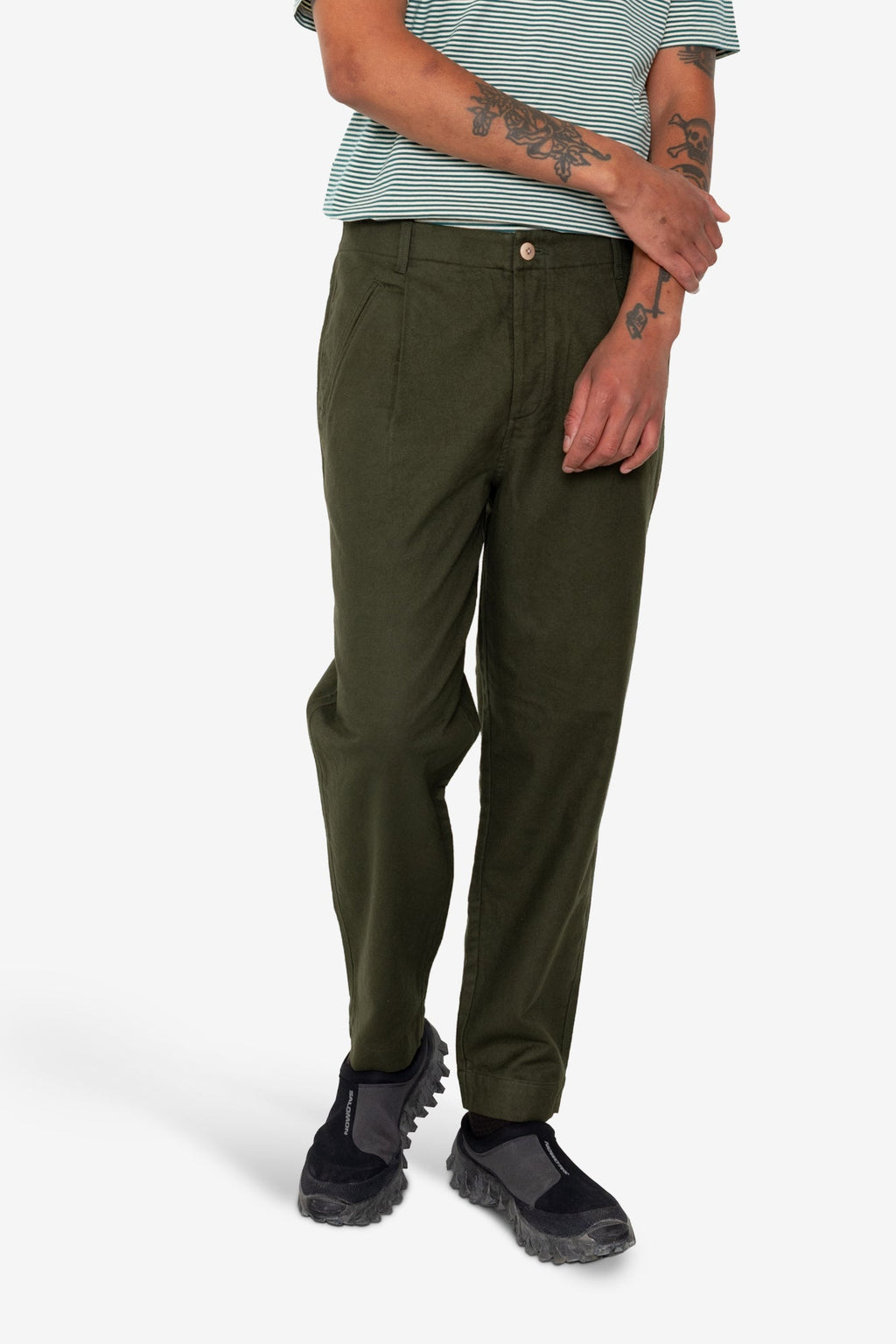 Assembly Pant - Dark Olive Moleskin