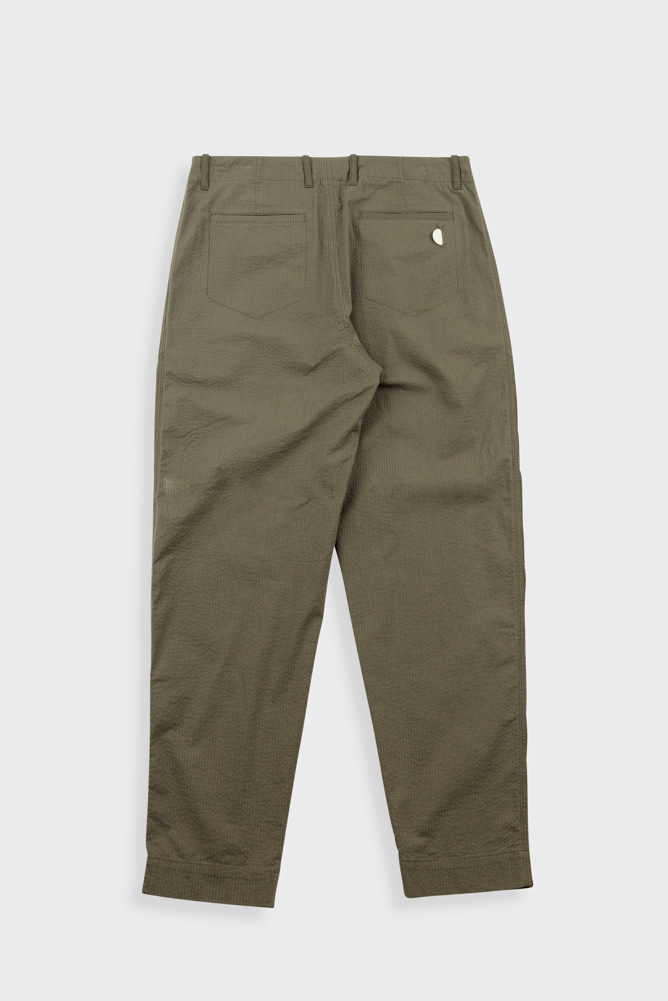 Assembly Pant - Dark Olive Seersucker